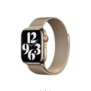Apple Watch Band Gold Milanese Loop